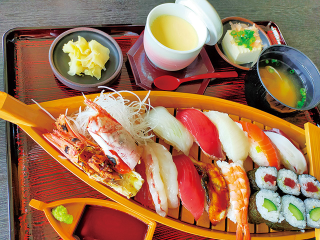 寿司定食/道の駅 いぶすき 彩花菜館（鹿児島県／指宿市）