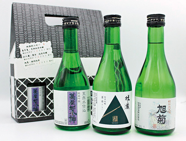 地酒の飲み比べセット/道の駅 くるめ(福岡県/久留米市)