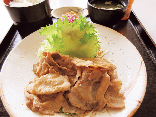 黒豚生姜焼き定食/九州自動車道 桜島SA下り(鹿児島県)