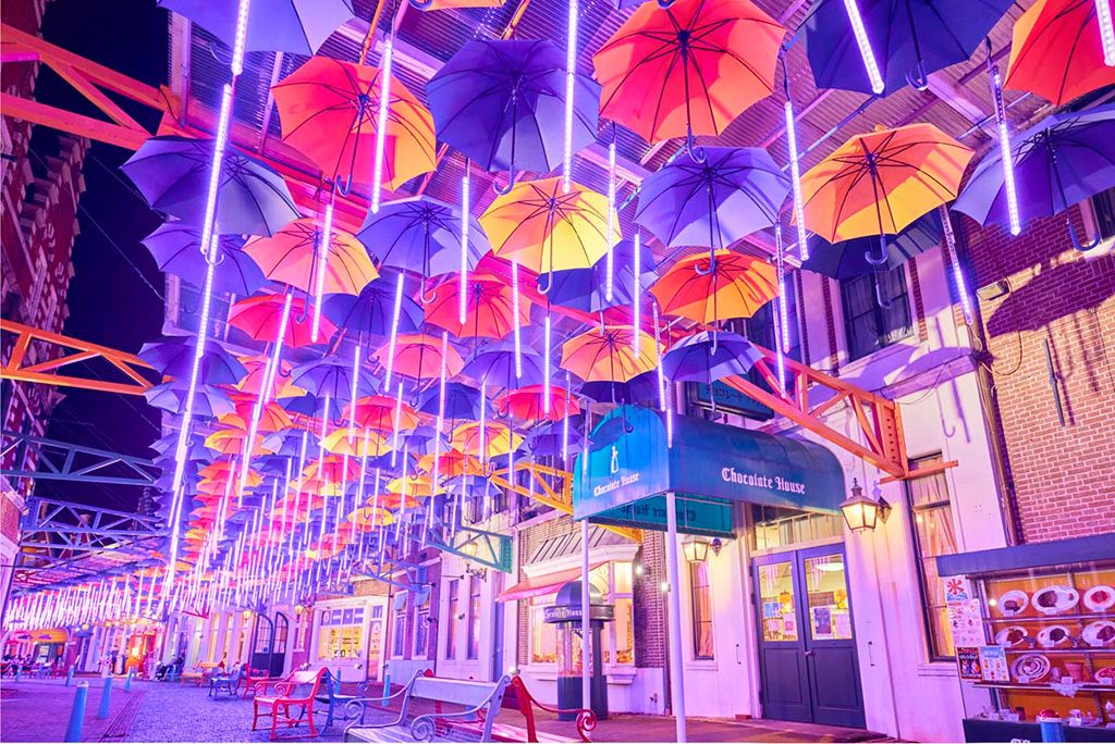 アンブレラストリート/ハウステンボス（長崎県/佐世保市）