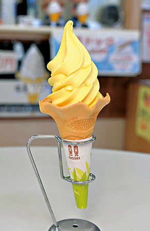 たらみかんソフト/道の駅 太良（佐賀県／太良町）