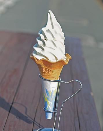 阿部牧場のミルクソフト/道の駅 阿蘇（熊本県／阿蘇市）