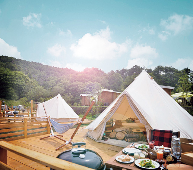 GLAMPING TENT HOBBIES/GRAX PREMIUM CAMP RESORT 京都 るり渓(京都府/南丹市)