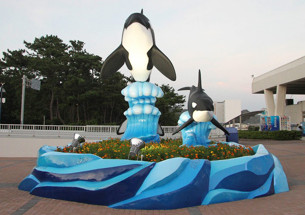 新シャチモニュメント/鴨川シーワールド（千葉県/鴨川市）