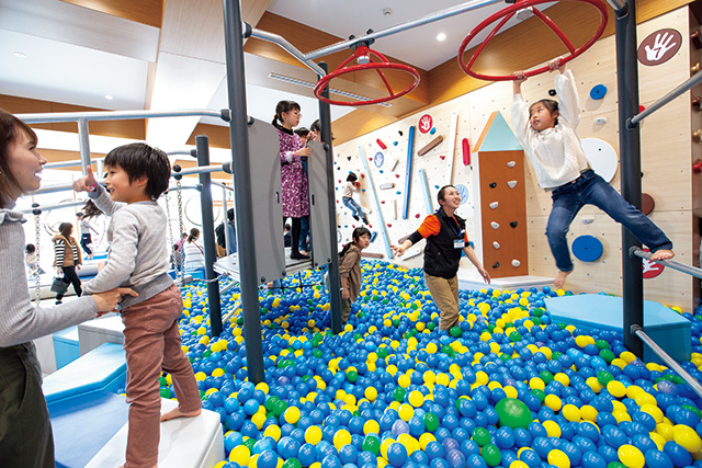 からだ遊びゾーン/ボーネルンド プレイヴィル 安満遺跡公園(大阪府/高槻市)