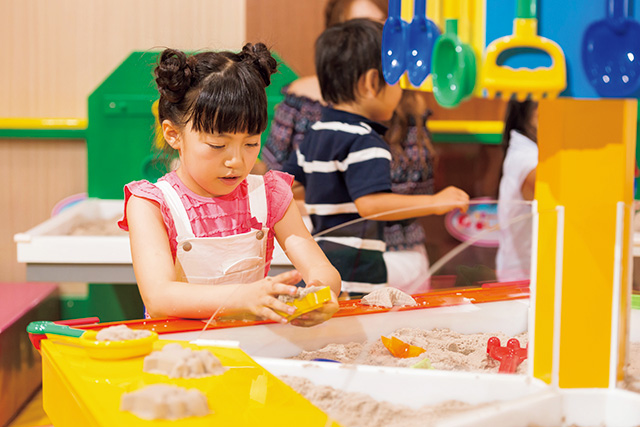 お砂遊びエリア/奈良わんぱくランド はしゃきっズ(奈良県/天理市)