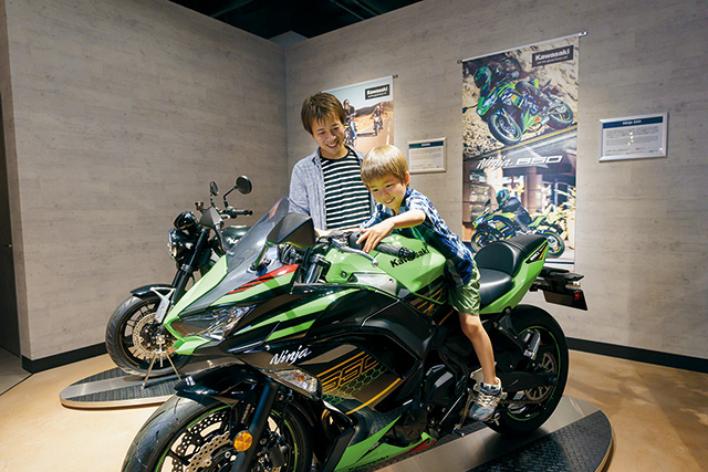 バイク体験コーナー/カワサキワールド（兵庫県/神戸市）