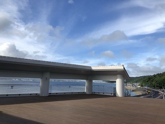 3階の展望スペース/道の駅許田(沖縄県/名護市)