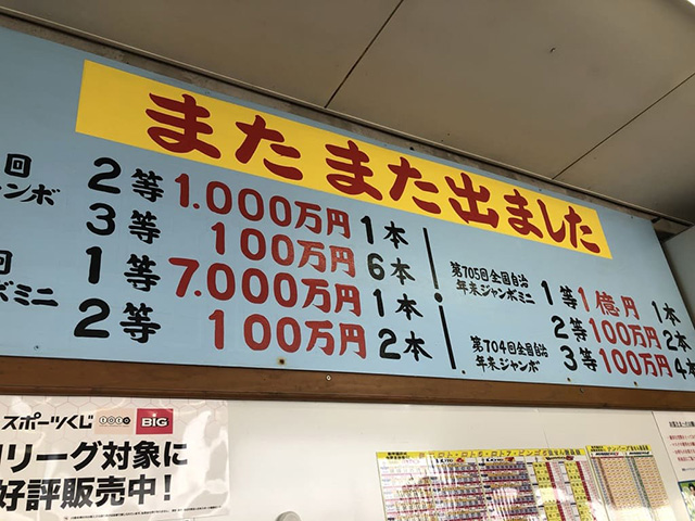 宝くじ販売所/道の駅許田(沖縄県/名護市)