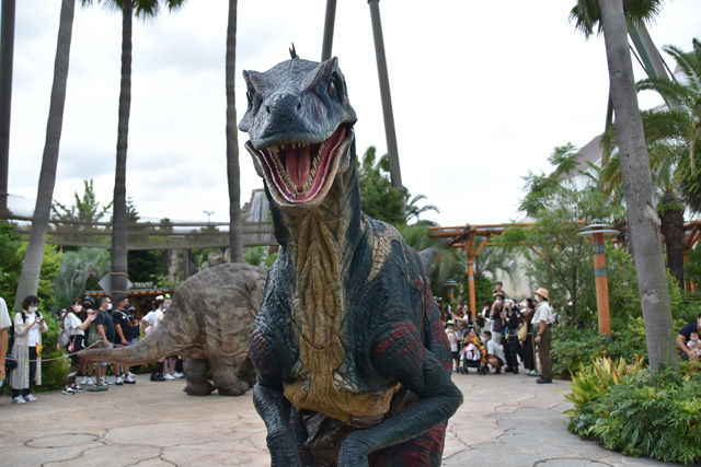 吠えているラプトル/ユニバーサル・スタジオ・ジャパン(大阪市)