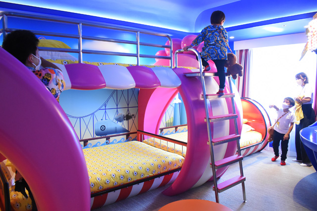 新登場の「ミニオンルーム3」／ユニバーサル・スタジオ・ジャパン（大阪市）