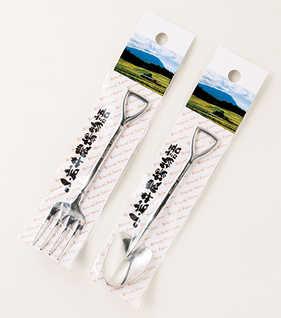 小岩井農場オリジナル　ミニフォーク ミニスプーン/小岩井農場まきば園（岩手県/雫石町）