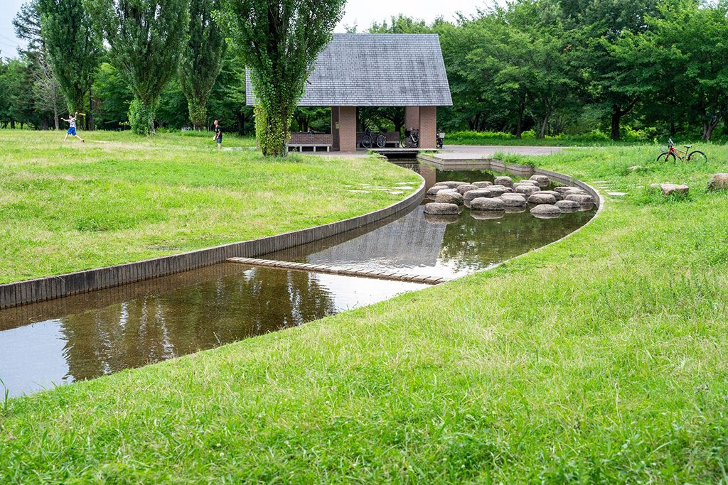 人工水路・流れ/山田池公園(大阪府/枚方市)
