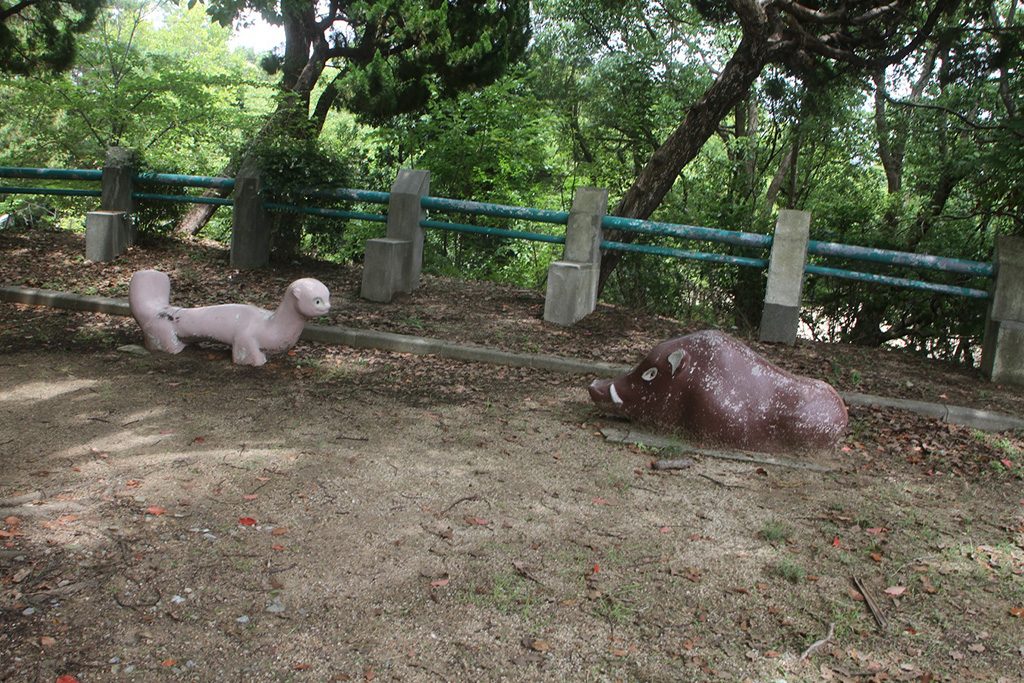 テニスコートの近くにある広場/会下山公園（神戸市/兵庫区）