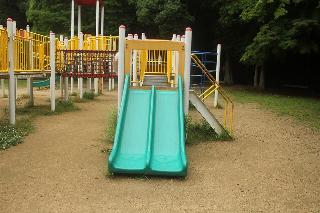 2連滑り台/奥須磨公園(兵庫県/神戸市)