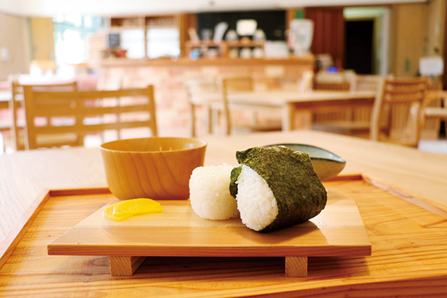 地元産米を使ったランチ/鳥海山木のおもちゃ美術館（秋田県/由利本荘市）