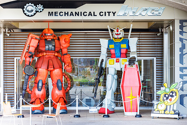 いなぎ発信基地ペアテラスⒸ創通・サンライズ　（東京都/稲城市）