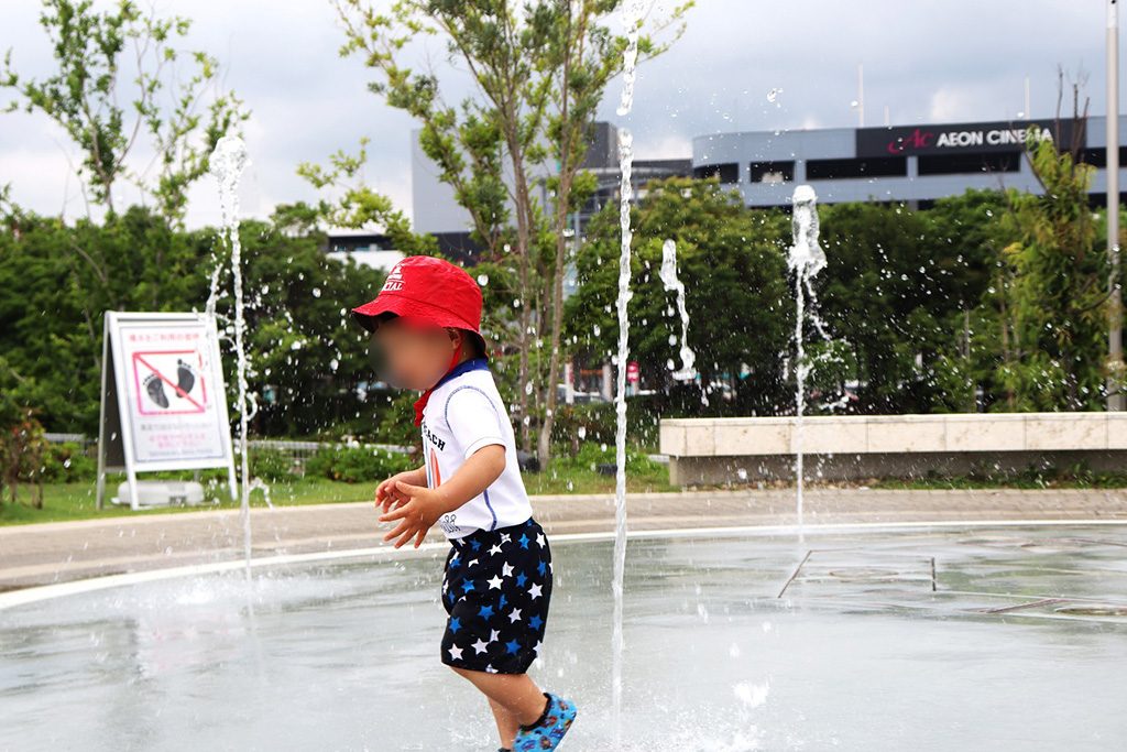 水遊びができる噴水/SENNAN LONG PARK（大阪府/泉南市）