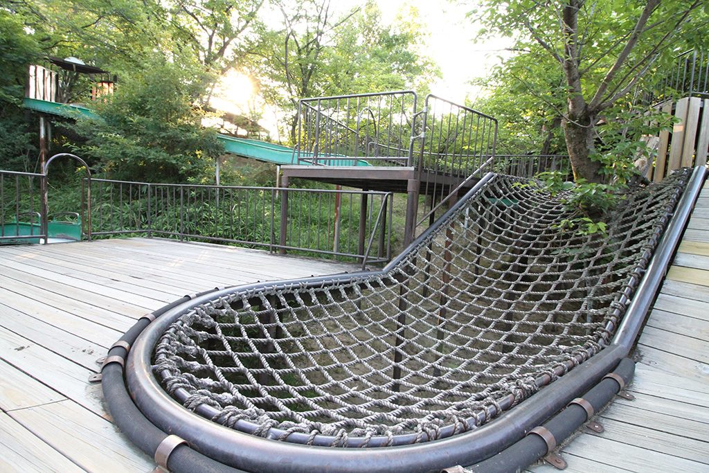 綱のトラップ/千里中央公園(大阪府/豊中市)