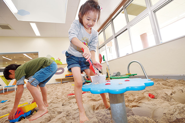 砂遊びのお部屋/スマイルキッズパーク（福島県/本宮市）