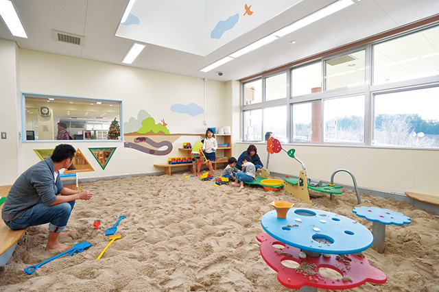 砂遊びのお部屋/スマイルキッズパーク（福島県/本宮市）