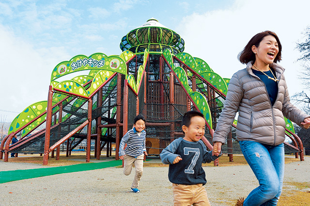 シンボルゾーン/ひがしね あそびあランド（山形県/東根市）
