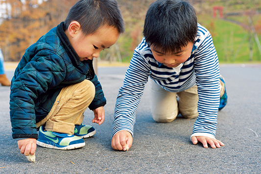 幼児広場ゾーン「らくがき 広場」/ひがしね あそびあランド（山形県/東根市）
