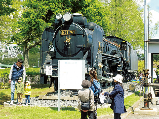 わんぱくゾーンのSL/八戸公園（青森県／八戸市）