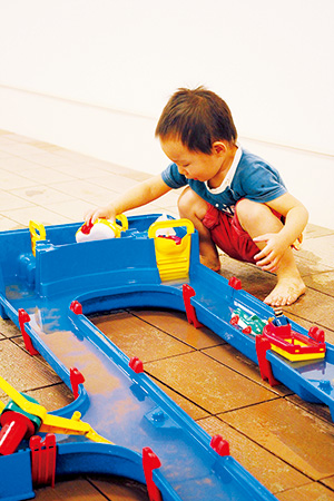 ペップアクティブの水遊びスペース/郡山市元気な 遊びのひろば（福島県/郡山市）