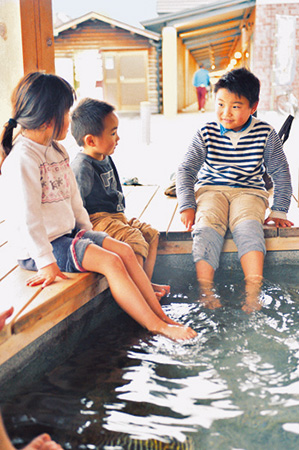 足湯/道の駅 天童温泉 わくわくランド(山形県/天童市)