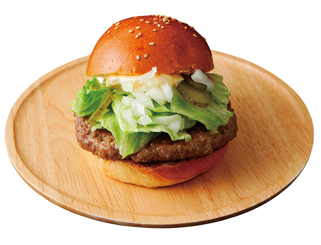 かづの短角牛バーガー 1000円/道の駅 おおゆ(秋田県/鹿角市)