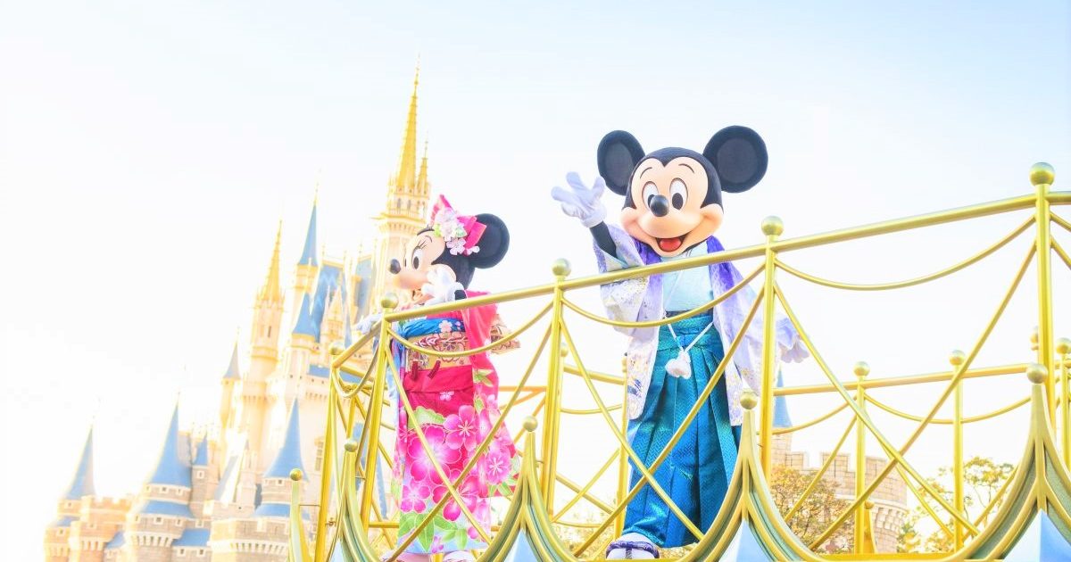 2025東京ディズニーリゾートのお正月！和装のディズニー仲間に会える