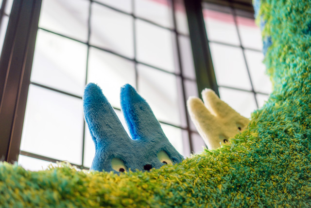 小トトロたちがのぞいています/ジブリパーク（愛知県／長久手市）