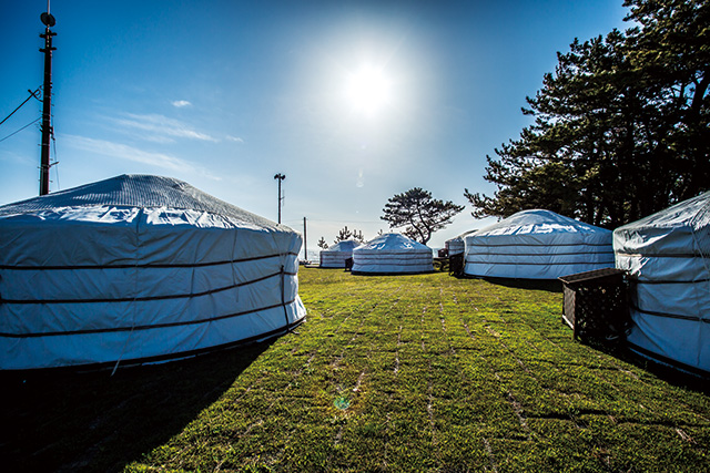 異国の雰囲気たっぷりのゲル/象潟モンゴルヴィレッジ バイガル（秋田県/にかほ市）