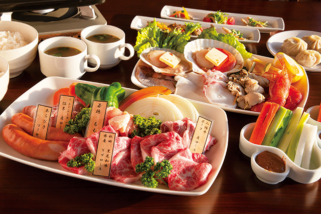 秋田産黒毛和牛などの焼肉セット/象潟モンゴルヴィレッジ バイガル（秋田県/にかほ市）