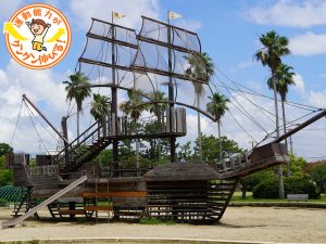 帆船がある公園で海賊気分を満喫！浜甲子園運動公園（西宮市）を紹介
