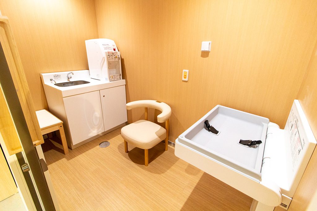授乳室、手洗い場、ベビーカー置き場/エコルとごし（東京都/品川区）