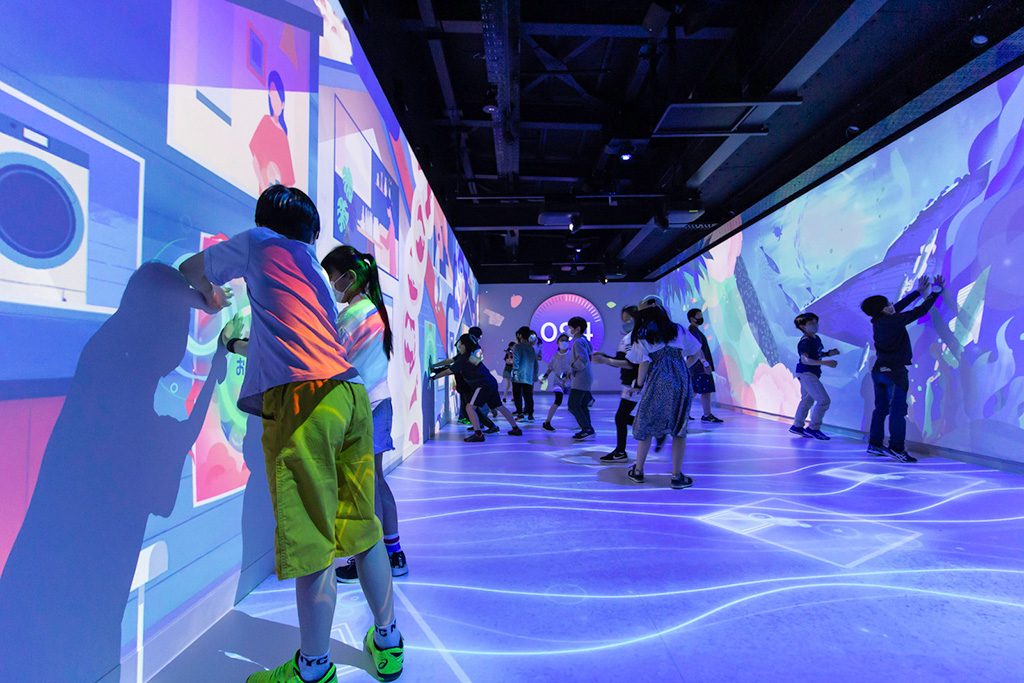 映像展示「バランスプラネット」/エコルとごし（東京都/品川区）