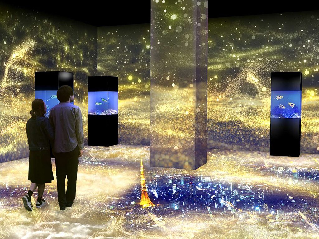 「NAKED STAR AQUARIUM」スカイ オーバー シティ/マクセル アクアパーク品川(東京都/品川区)