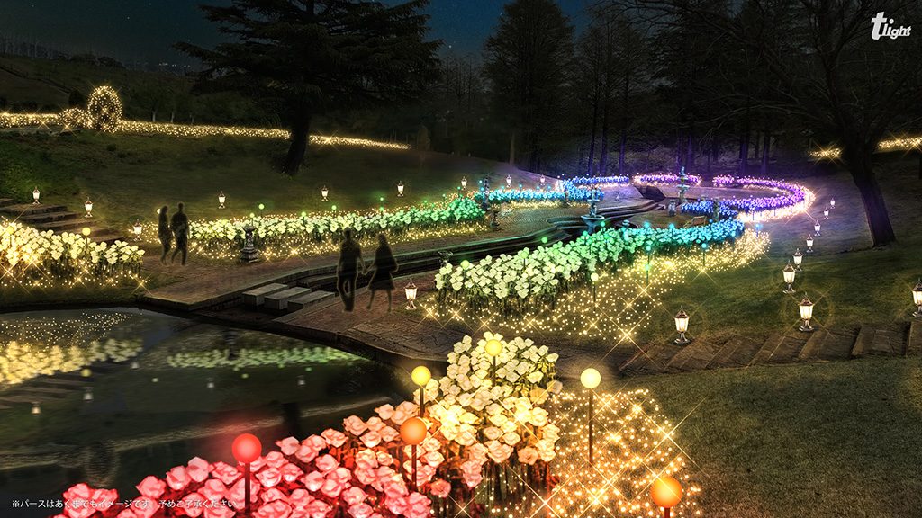 イルミネーション「Fairy Garden –妖精の庭-」/修善寺虹の郷（静岡県/伊豆市）