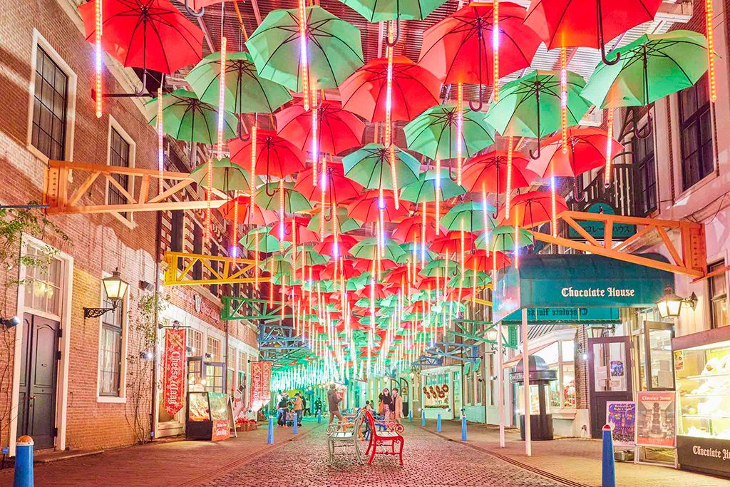 「光の街のクリスマス」/ハウステンボス(長崎県/佐世保市)