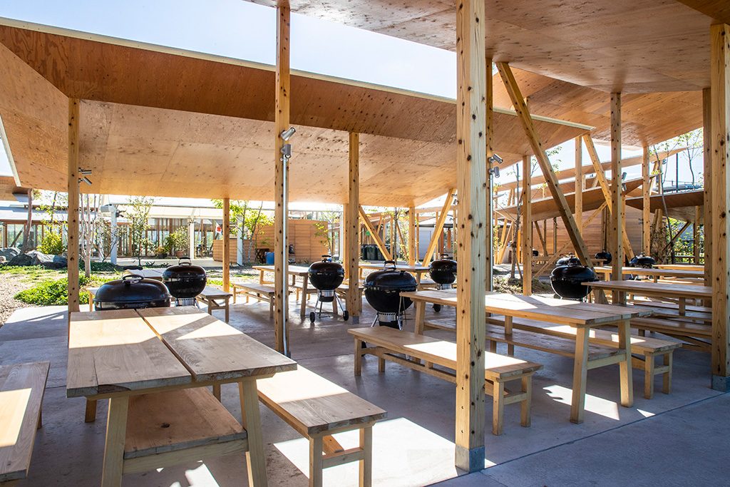 園内のBBQフィールド「matoi」/原池公園（大阪府/堺市）