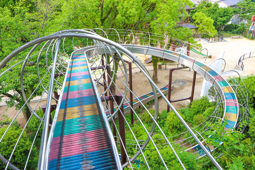 ローラータイプの滑り台/五月山公園（大阪府/池田市）