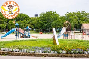 遊具で思い切り遊べる住之江公園(大阪市住之江区)は、野鳥観察や花々の鑑賞もできる都市公園