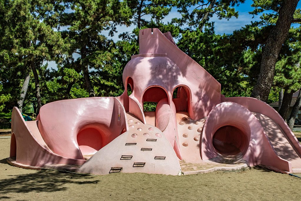 タコ型滑り台/浜寺公園（大阪府/堺市）