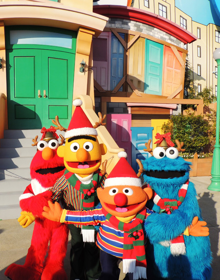 セサミストリートの仲間のうち、誰が登場するかはショーごとのお楽しみ／ユニバーサル・スタジオ・ジャパン（大阪府）