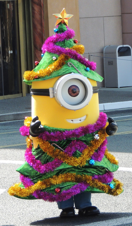 ミニオンがツリーに／ユニバーサル・スタジオ・ジャパン（大阪府）