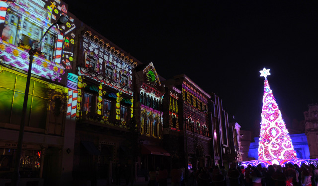 ニューヨーク・エリアのプロジェクション・マッピング／ユニバーサル・スタジオ・ジャパン（大阪府）