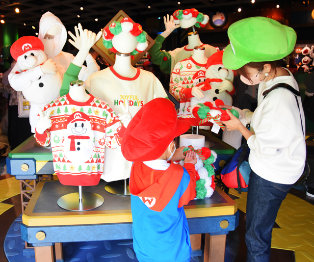 マリオをイメージしたグッズいろいろ／ユニバーサル・スタジオ・ジャパン（大阪府）