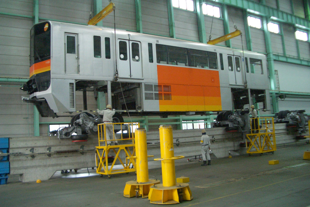 多摩モノレール構造